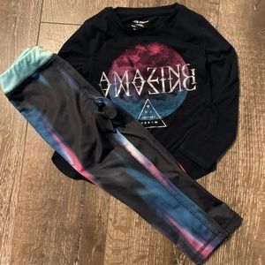 COPY - 🌹Joe Fresh active legging & long sleeve set 4T